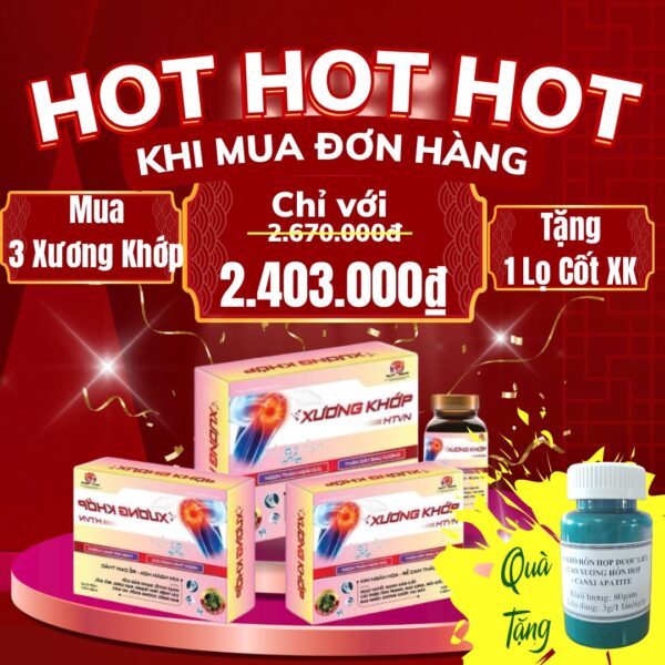 Combo3: Mua 3 Sản Phẩm Xương Khớp