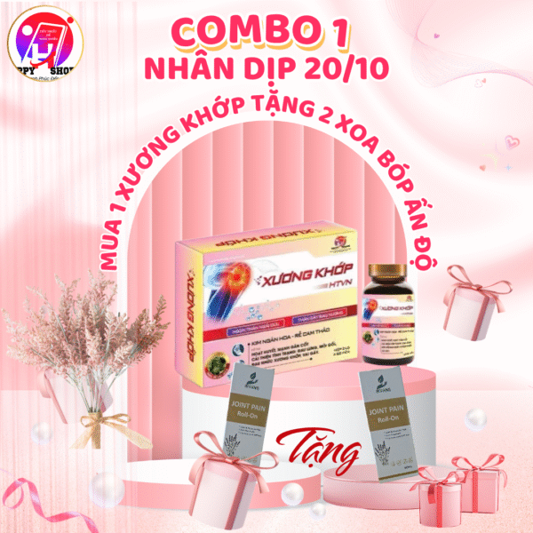 NHÂN DỊP 20/10 - MUA 1 XƯƠNG KHỚP TẶNG 2 XOA BÓP ẤN ĐỘ