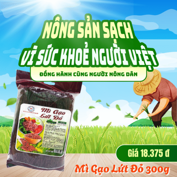 MÌ GẠO LỨT ĐỎ 300G